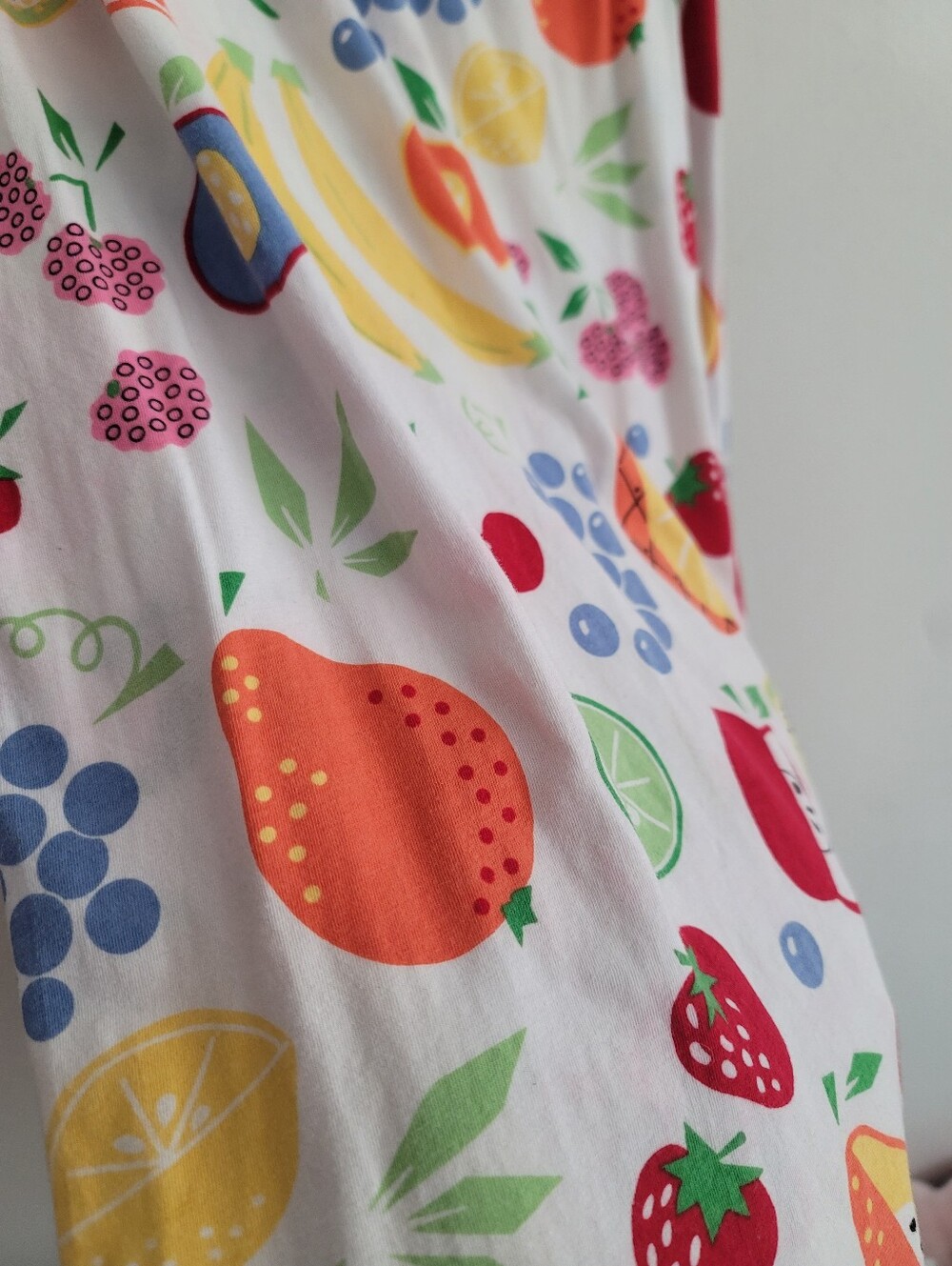 Nick & Nora Sleepwear Small Fruit Print Sleeveless Night Dress Pajama Summer - Picture 7 of 8